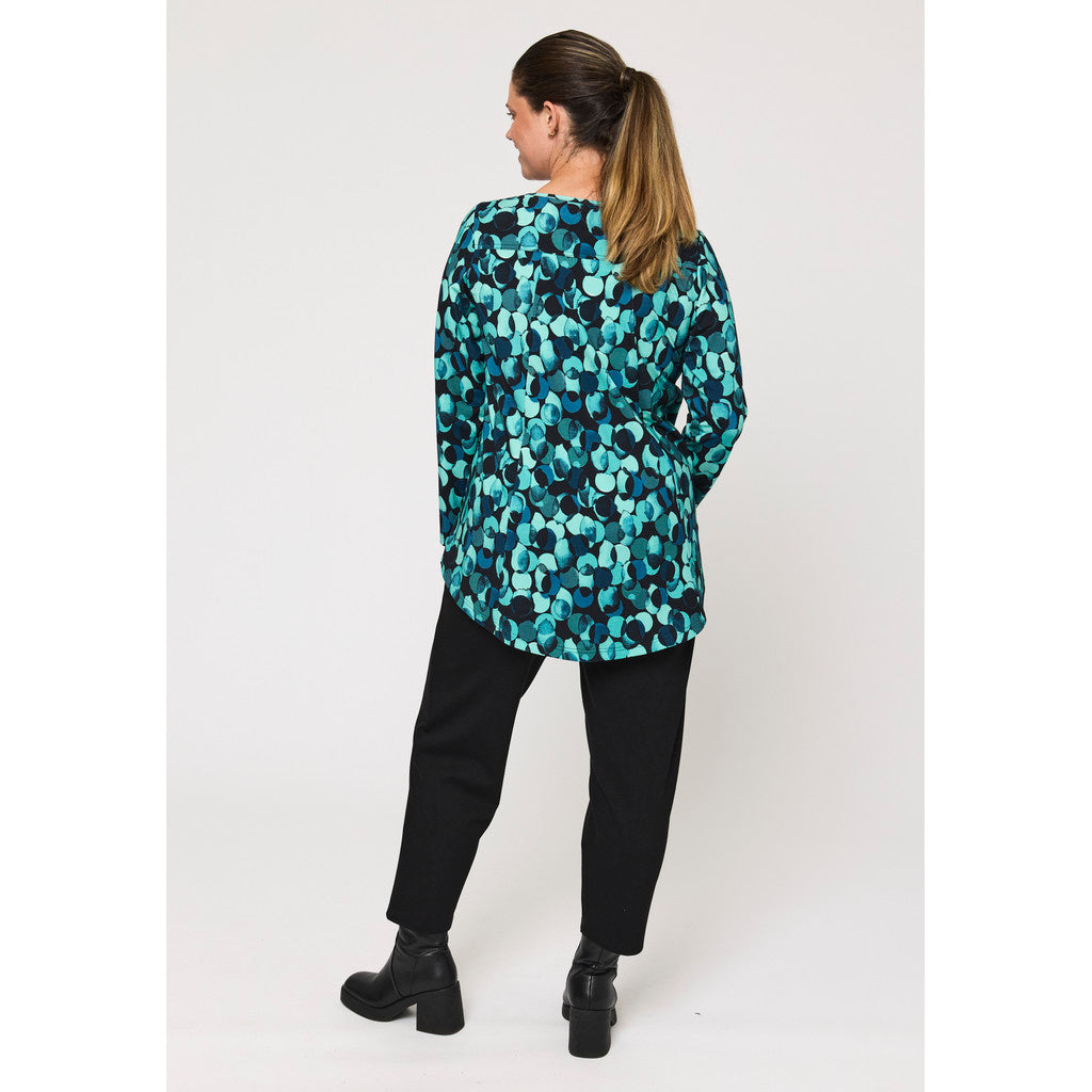 Pont Neuf Elvira jersey tunic - Petrol