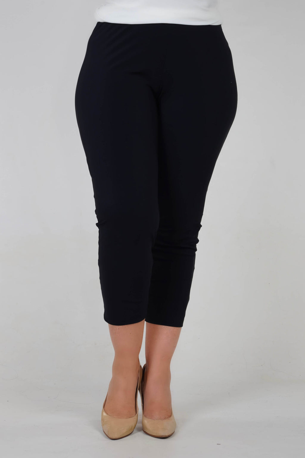 Doris Streich silky jersey crop leggings - Black