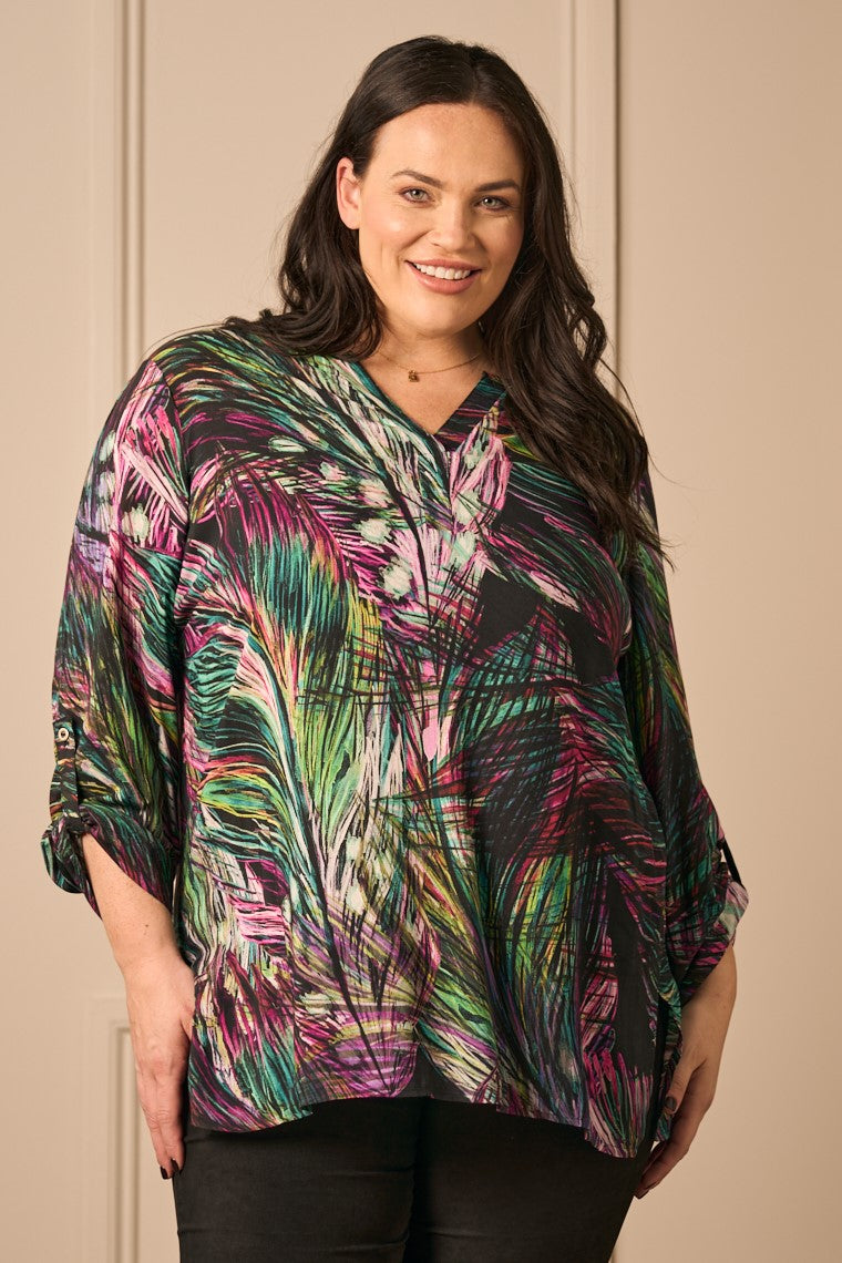 Doris Streich scribble tunic - Multi