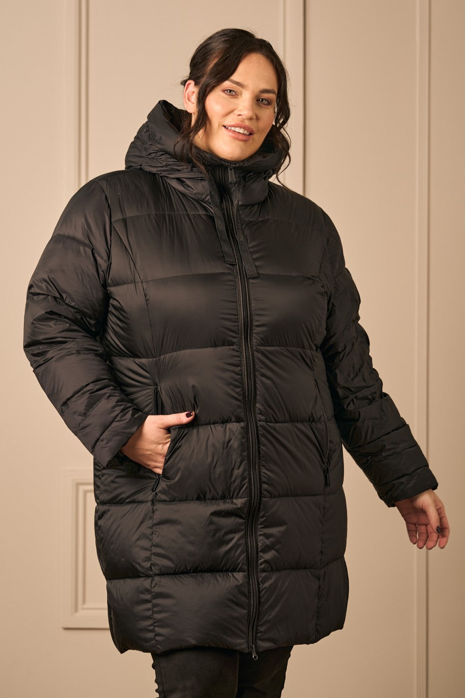 Frandsen puffa jacket - Black