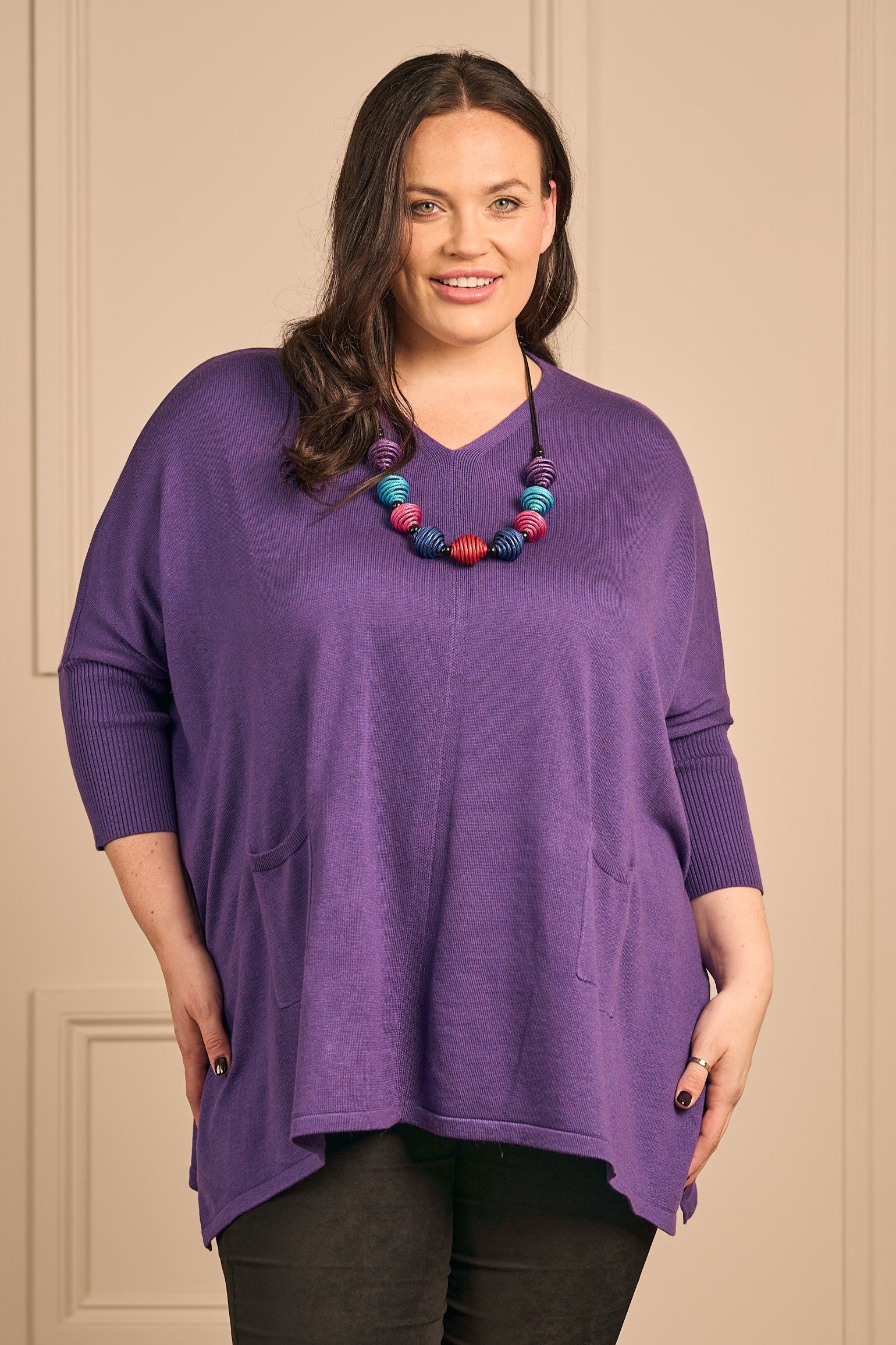 Thanny batwing jumper - Purple