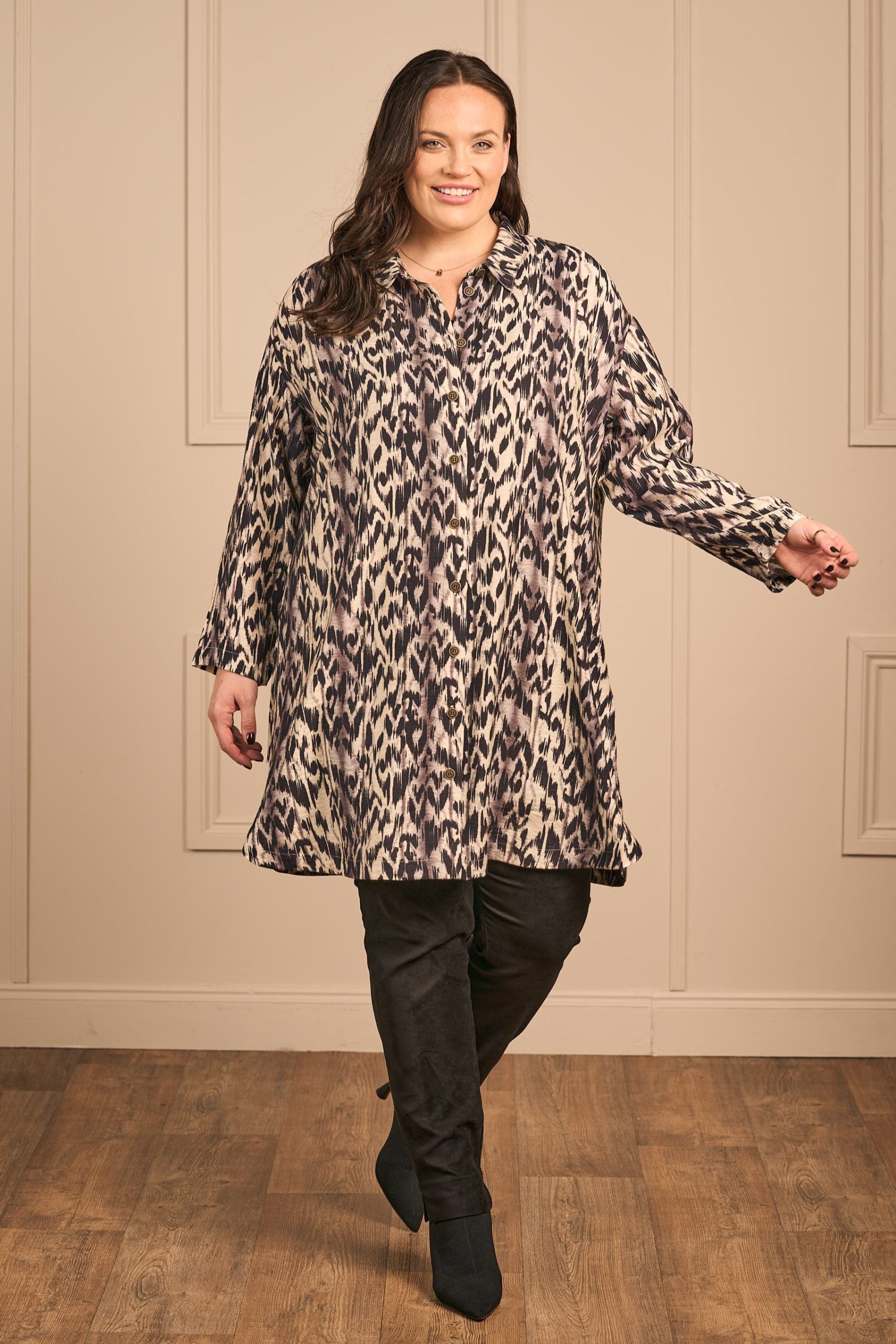 Ciso print shirt - Grey