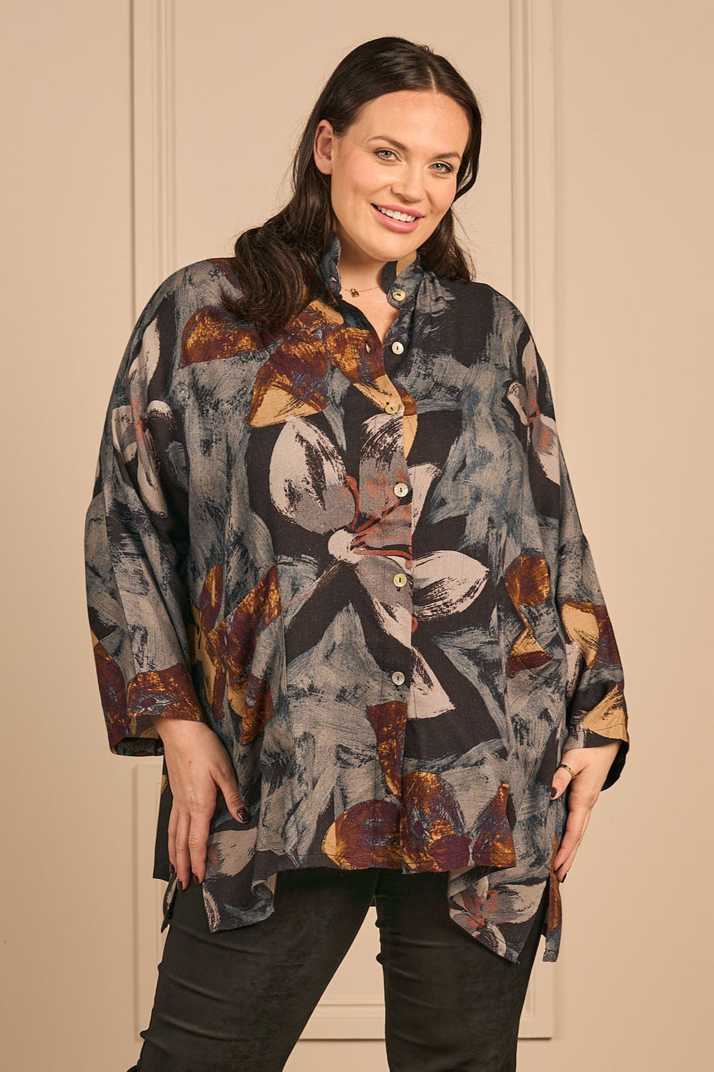 Thanny batwing shirt - Greys