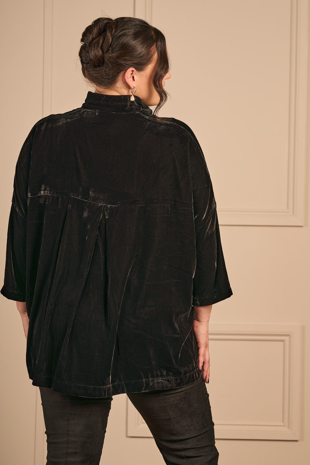 Thanny velvet jacket - Black