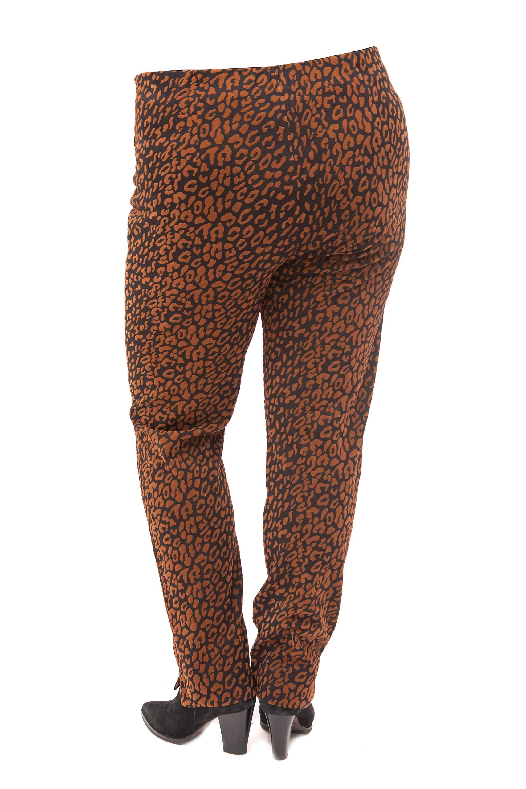 Robell Rose flock trousers - Brandy