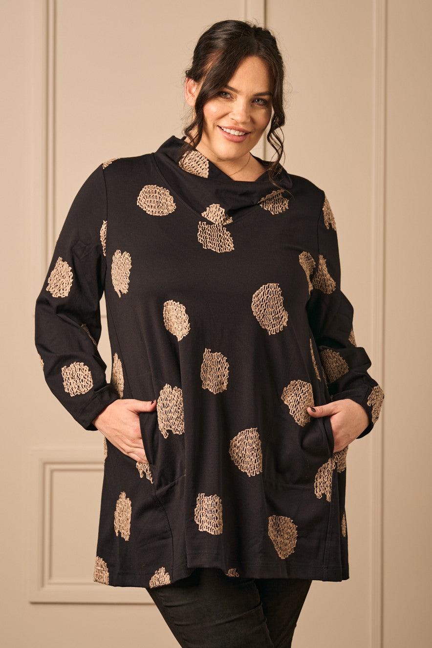 Noen jersey tunic - Black