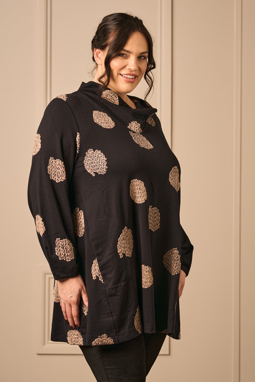 Noen jersey tunic - Black