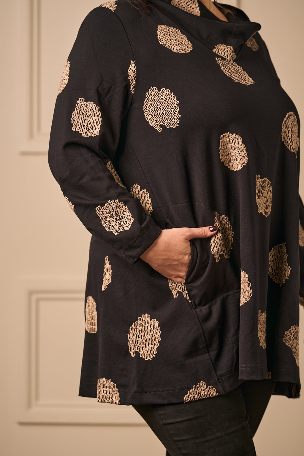 Noen jersey tunic - Black