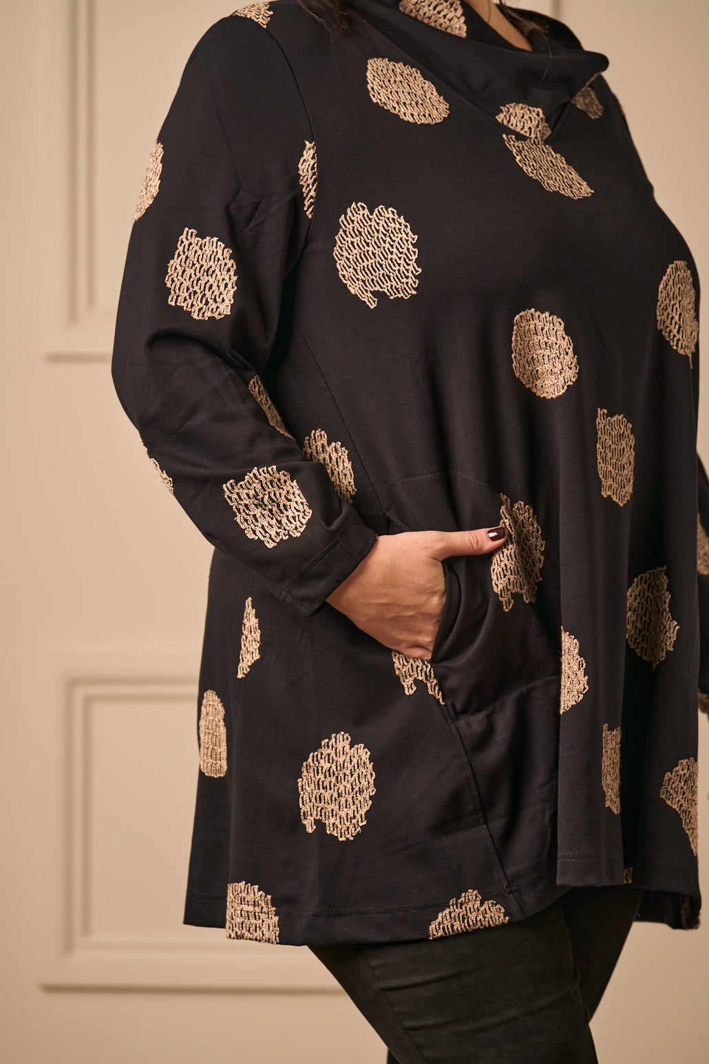 Noen jersey tunic - Black