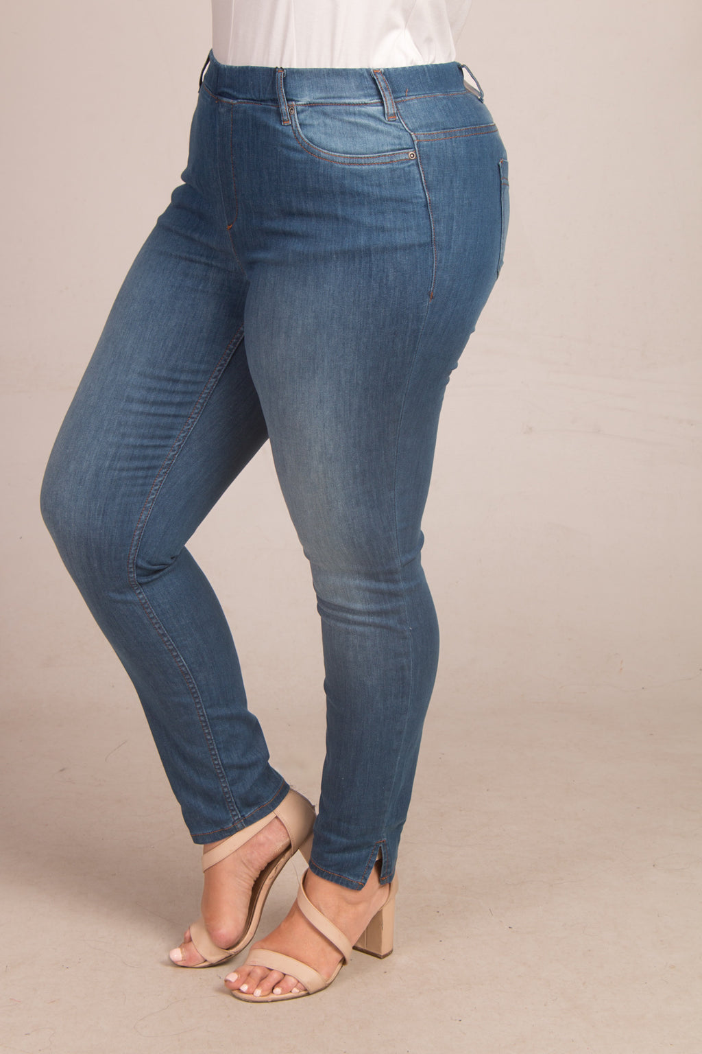 Ciso Sofia slim leg jeans - Denim Blue