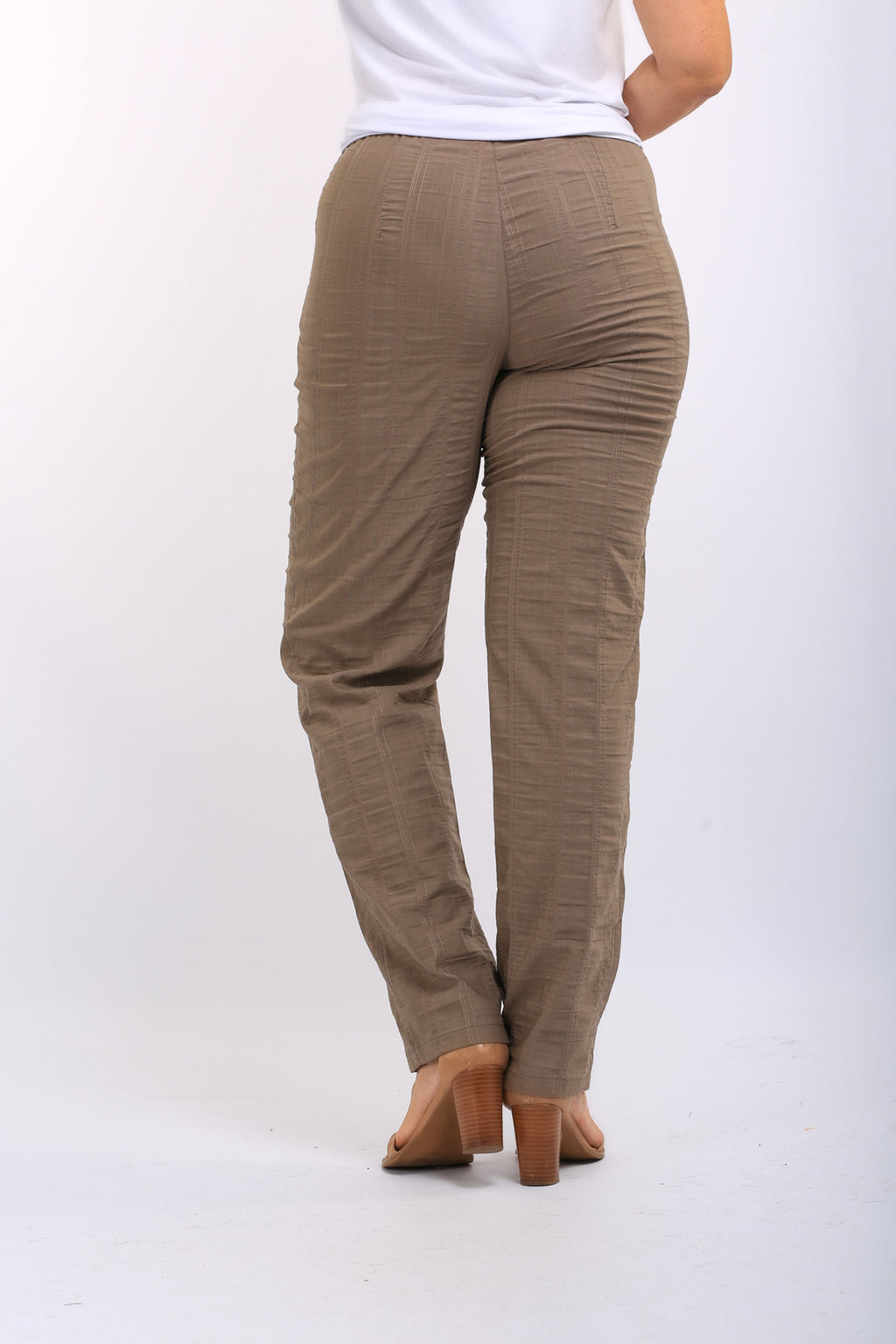 KJ Brand Wash & Go Trousers - Taupe