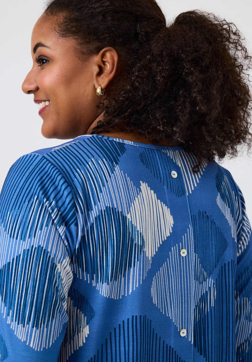 Pont Neuf Erica jersey tunic - Denim