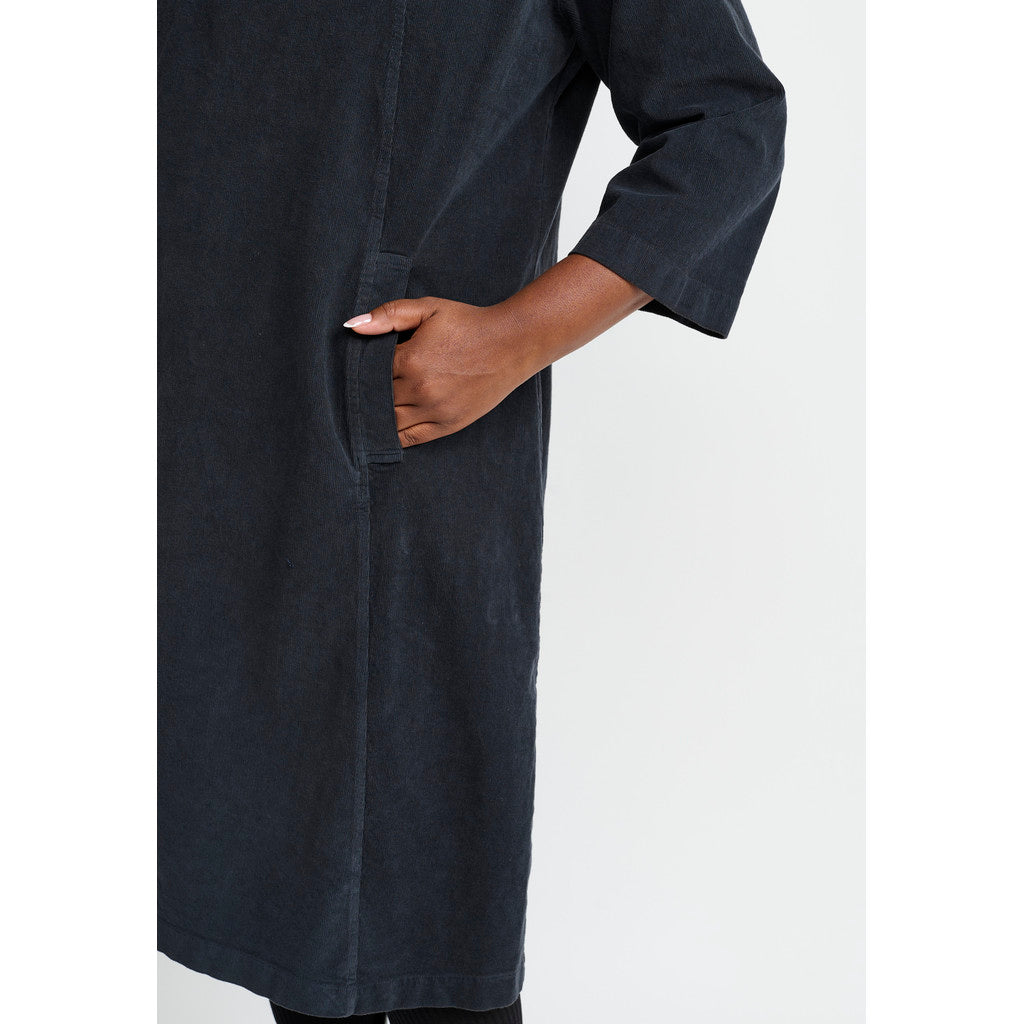 Pont Neuf Ulrica cord dress - Slate