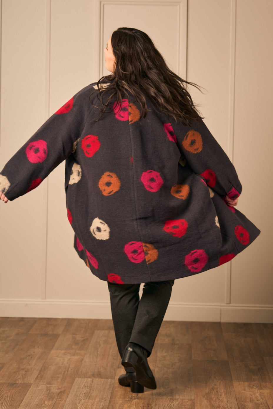 Noen wool mix coat - Anthracite