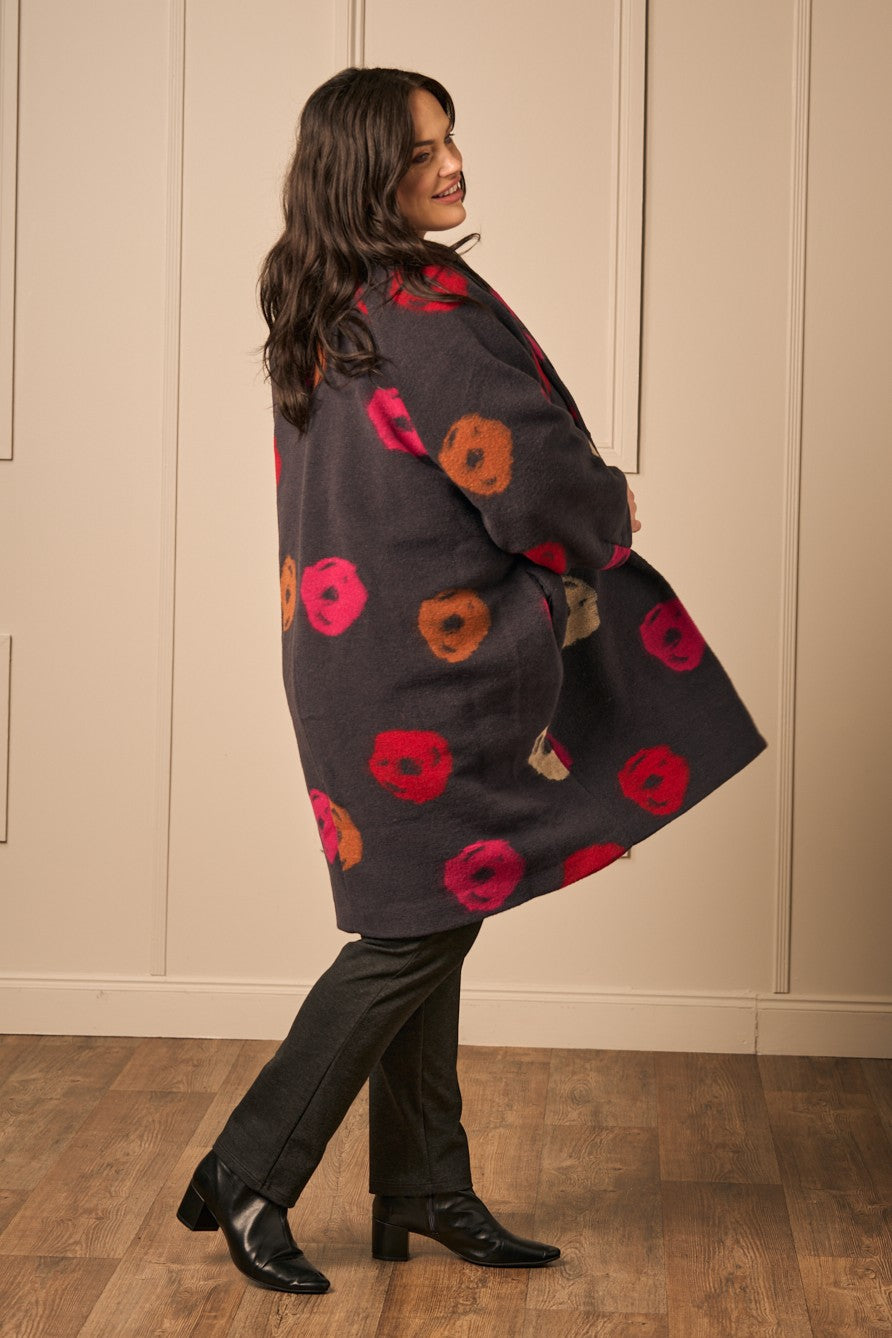 Noen wool mix coat - Anthracite