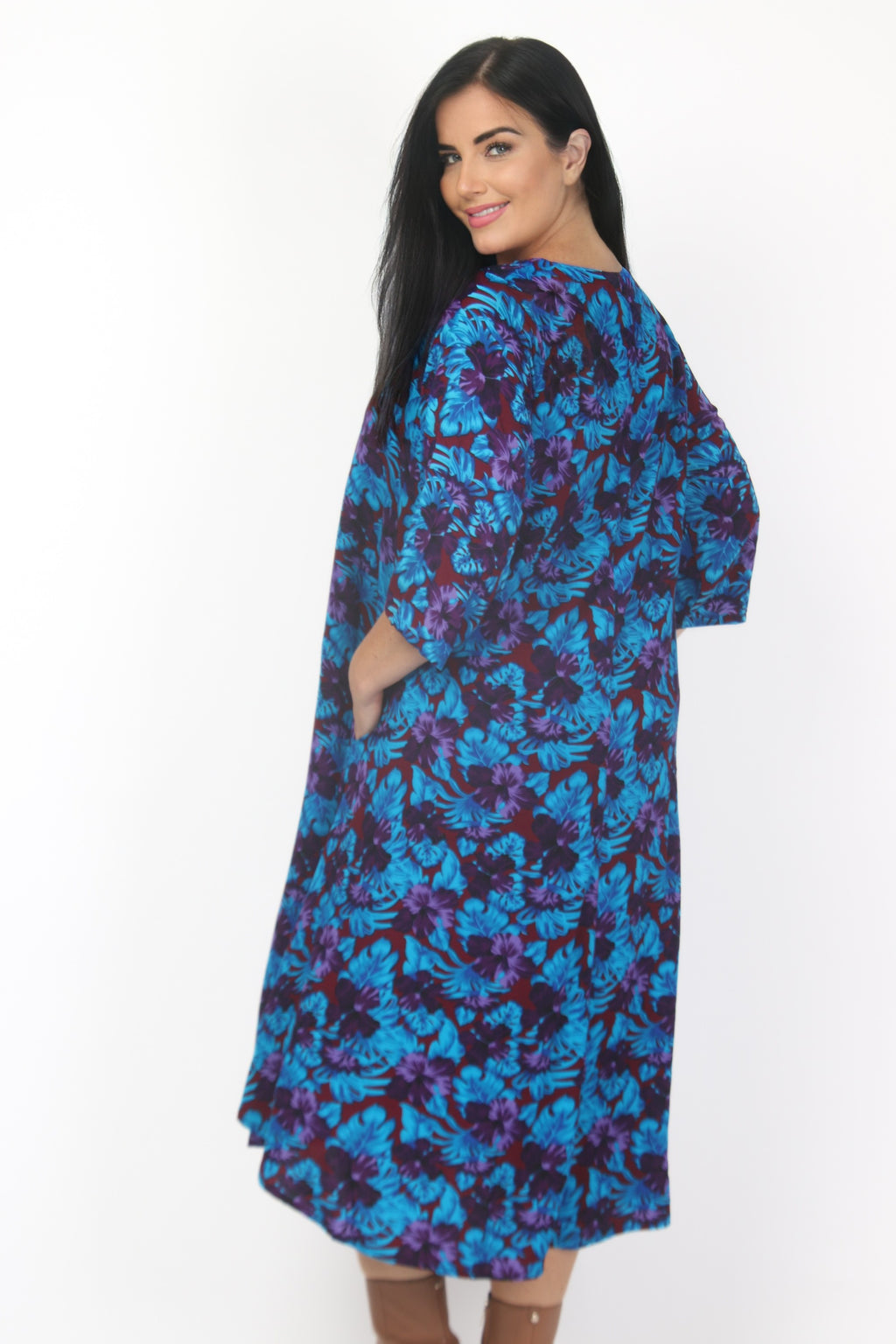 Angel Circle A line dress - Purple