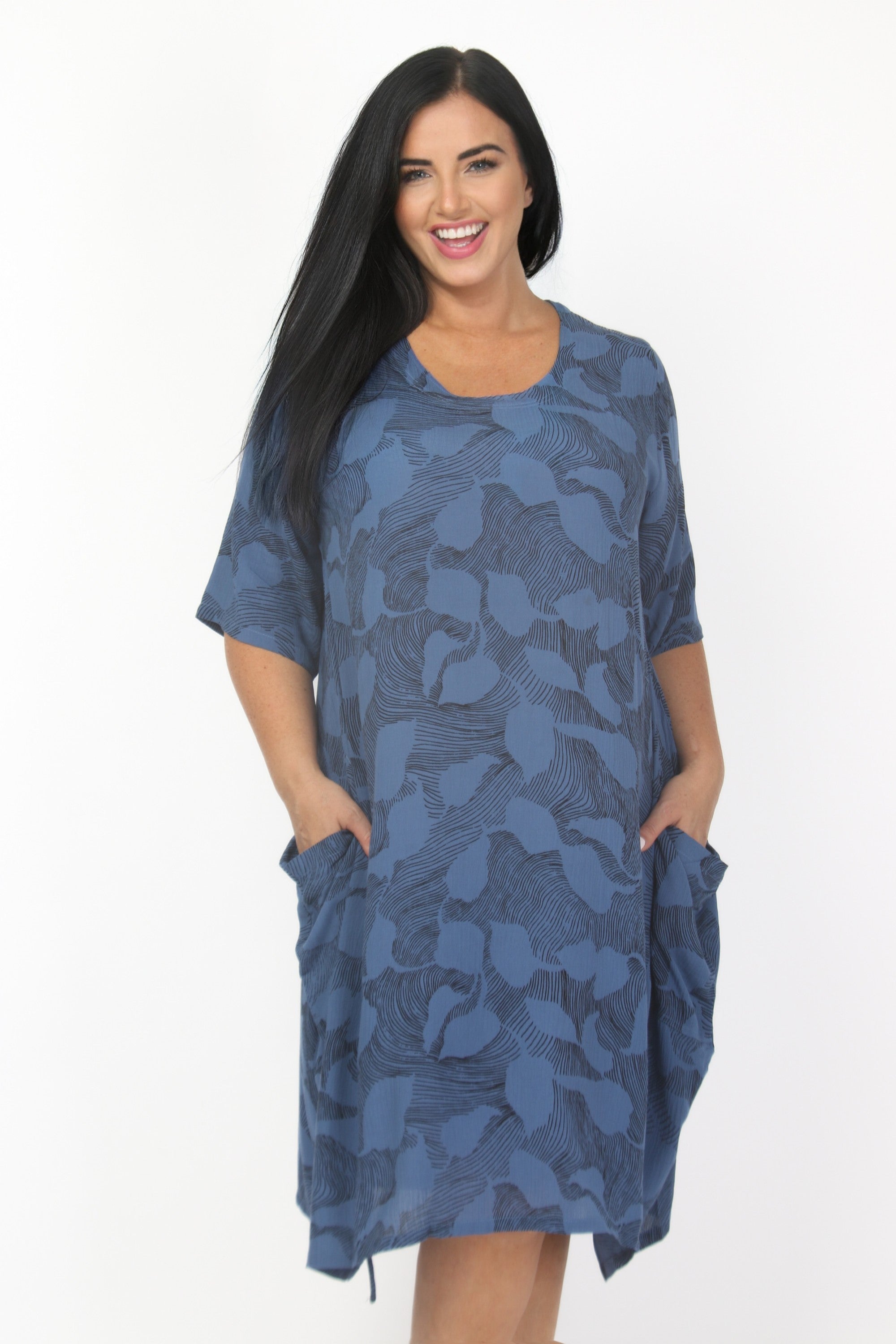 Angel Circle harem dress - Blue
