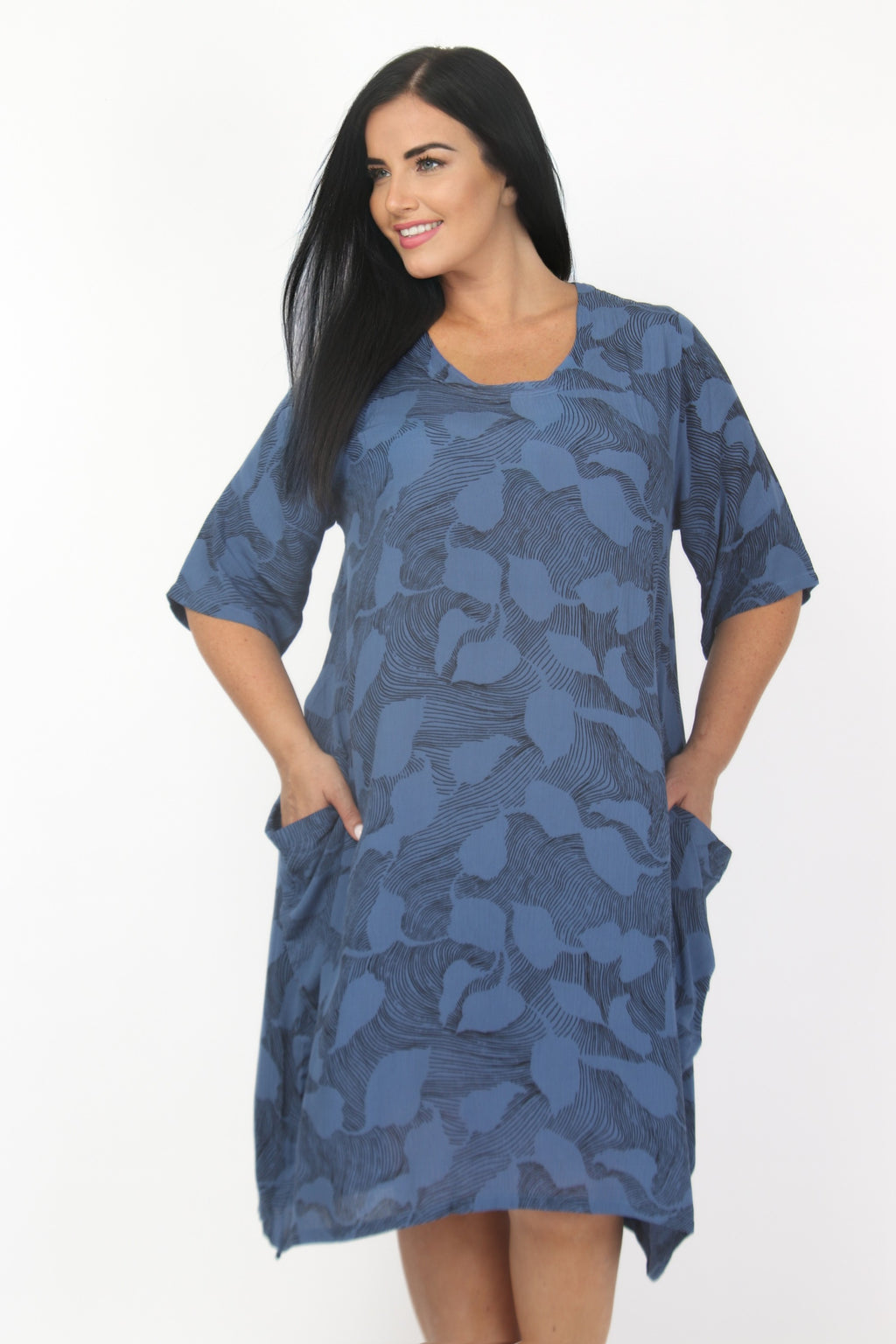 Angel Circle harem dress - Blue