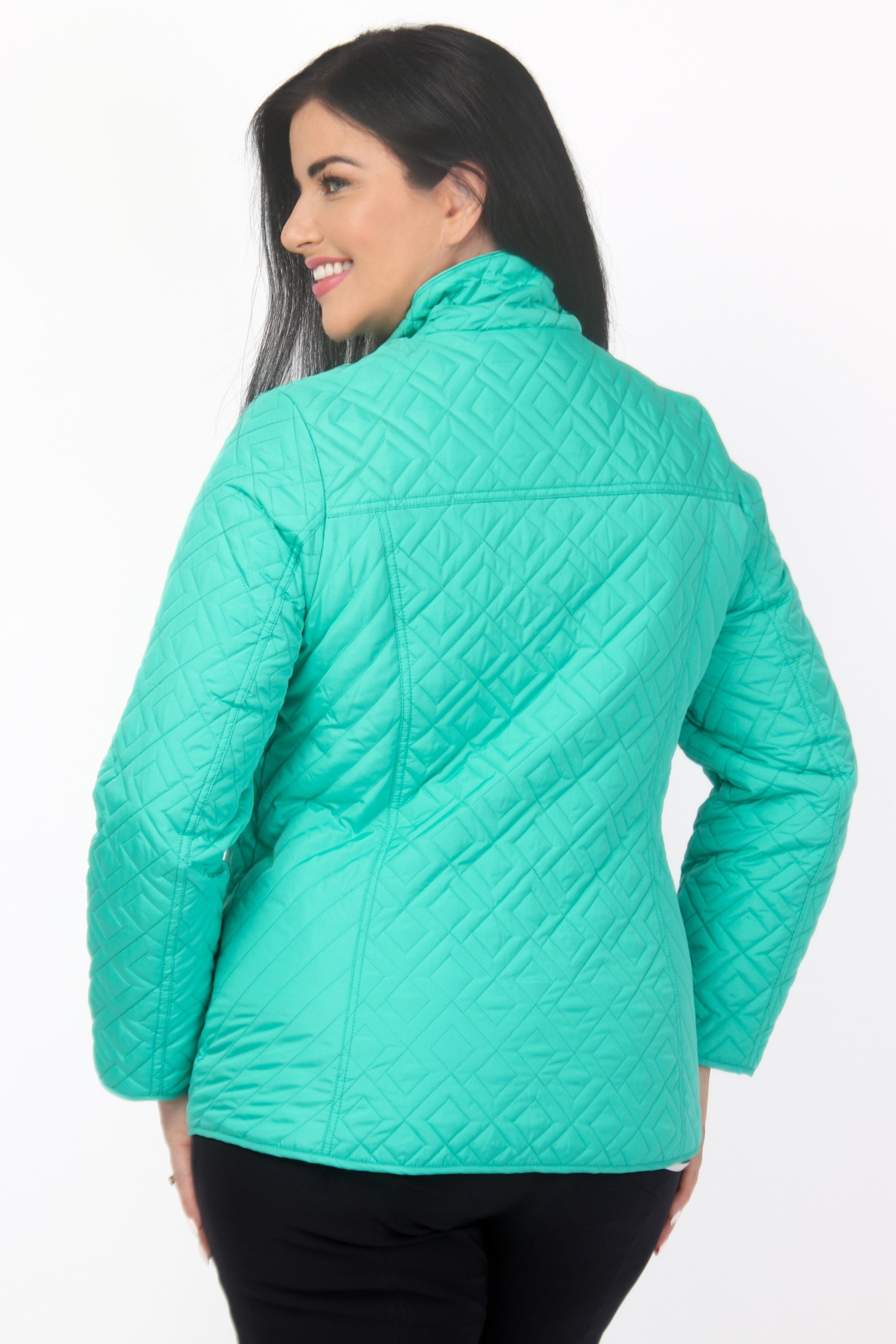 Frandsen quilt jacket - Aqua