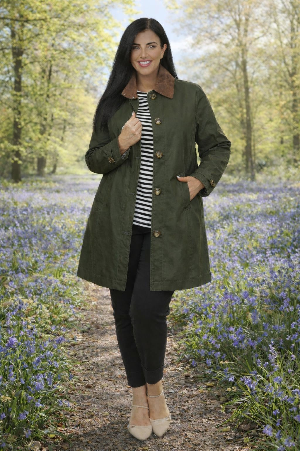 Frandsen waxed jacket - Olive