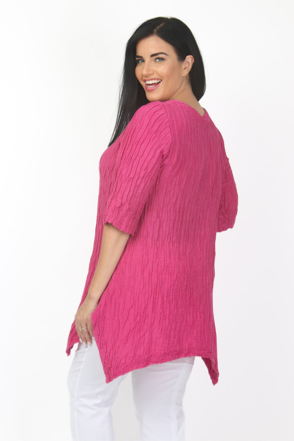 Grizas one pocket tunic - Fuchsia
