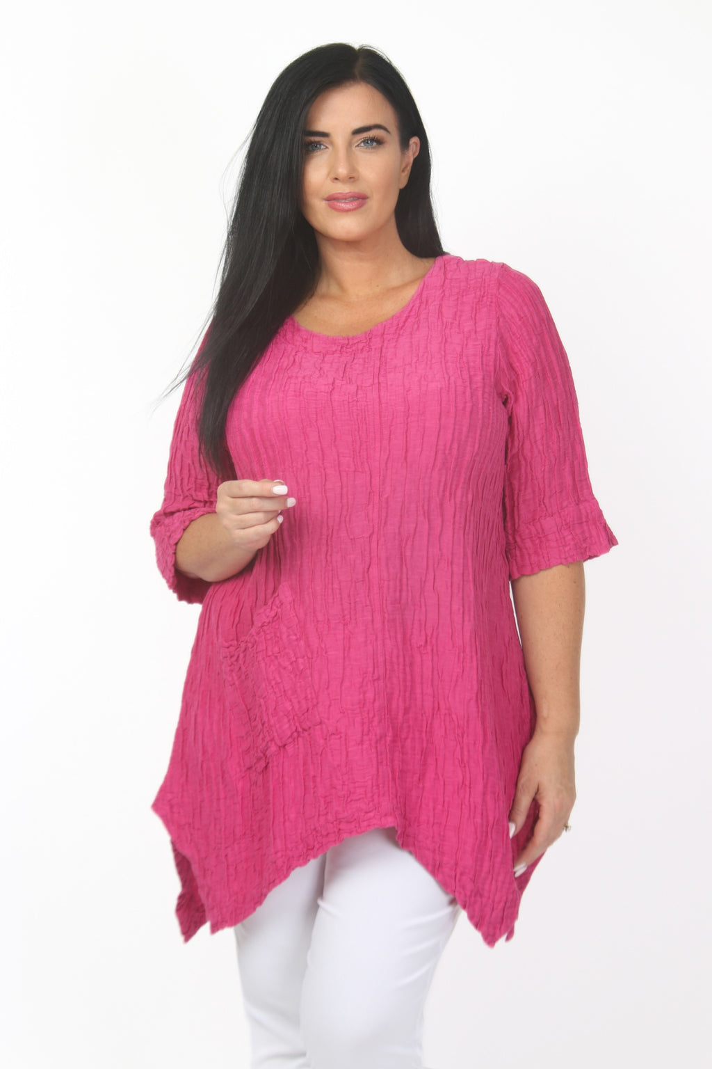 Grizas one pocket tunic - Fuchsia