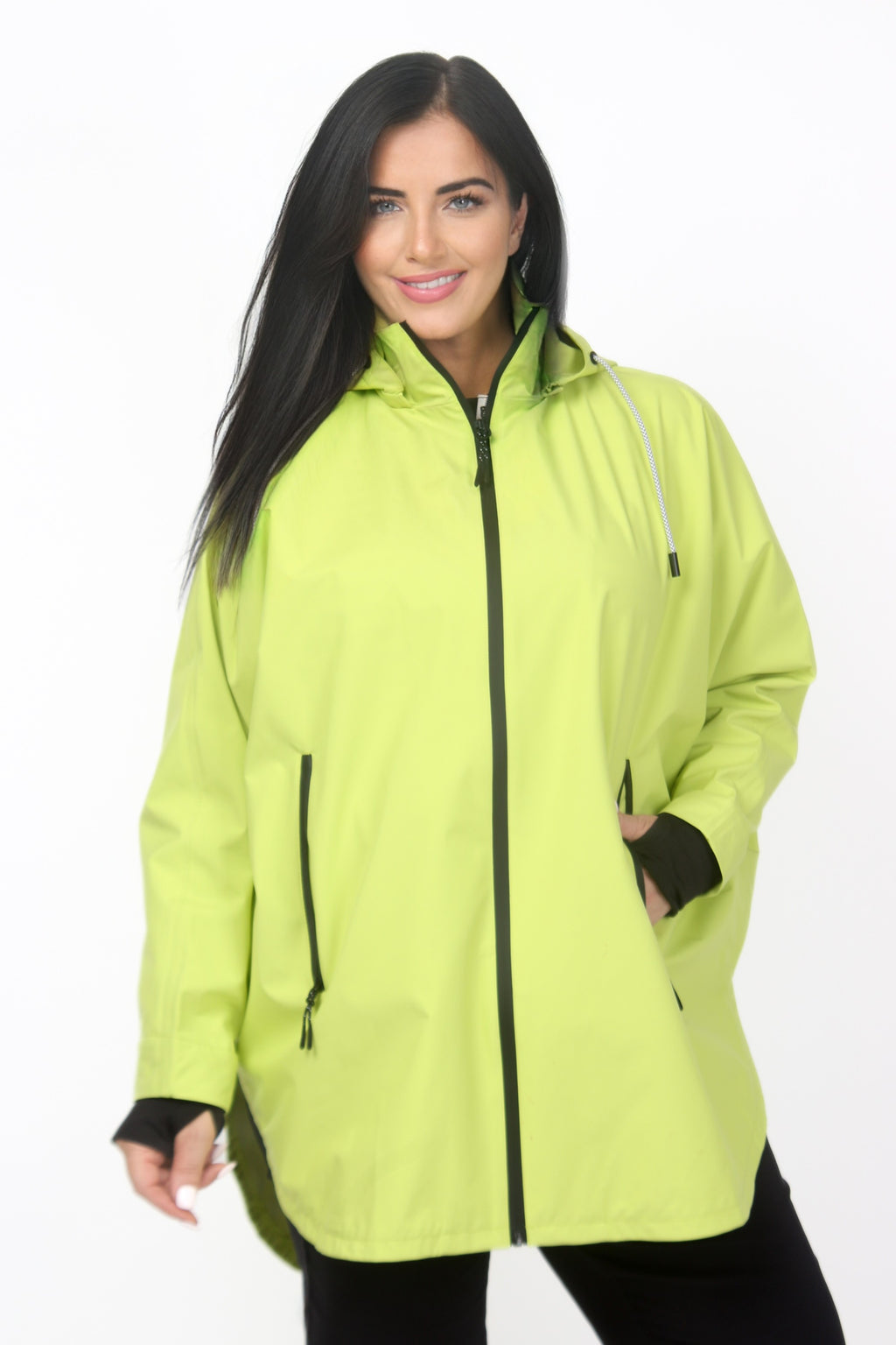 Frandsen waterproof cape - Lime