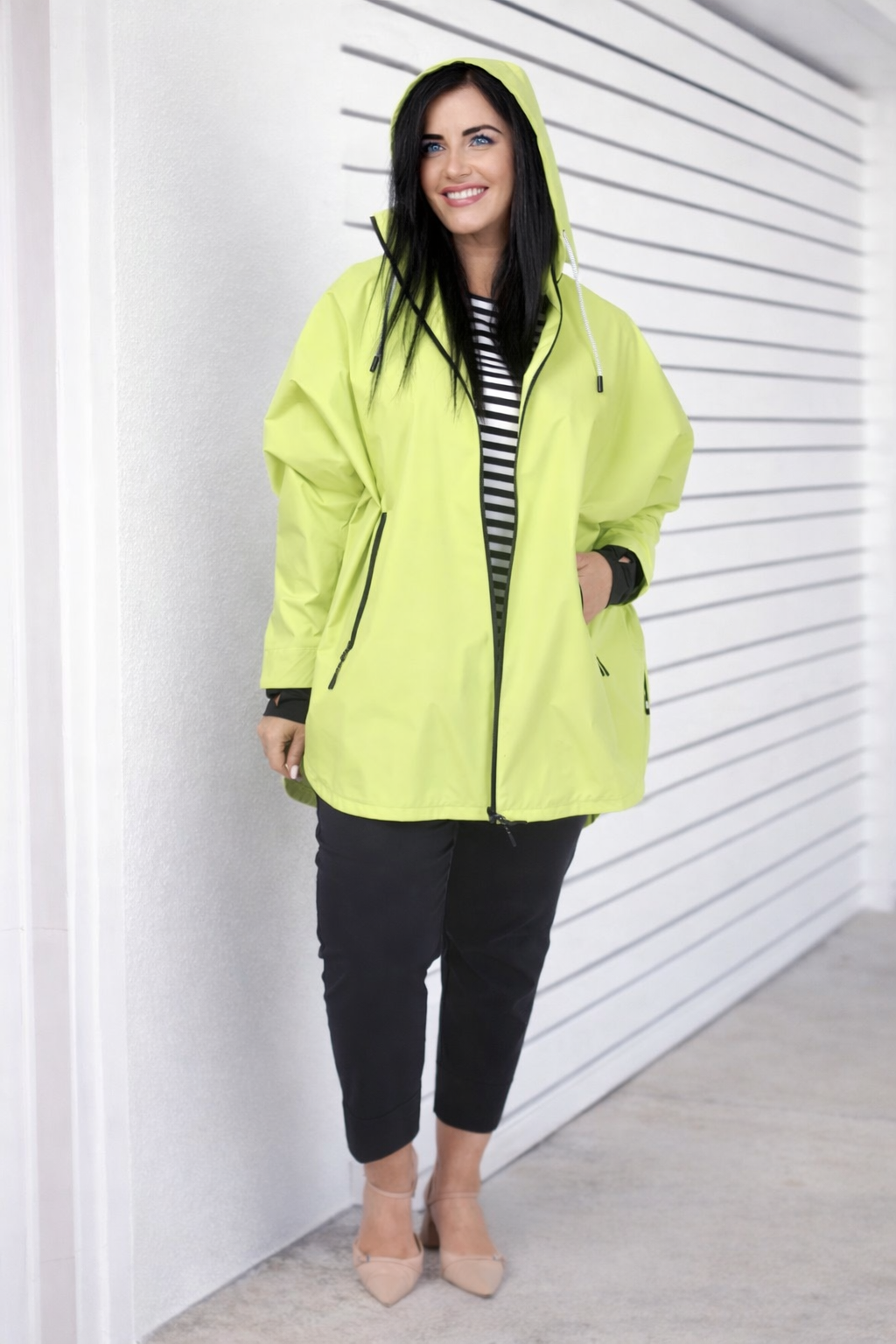 Frandsen waterproof cape - Lime