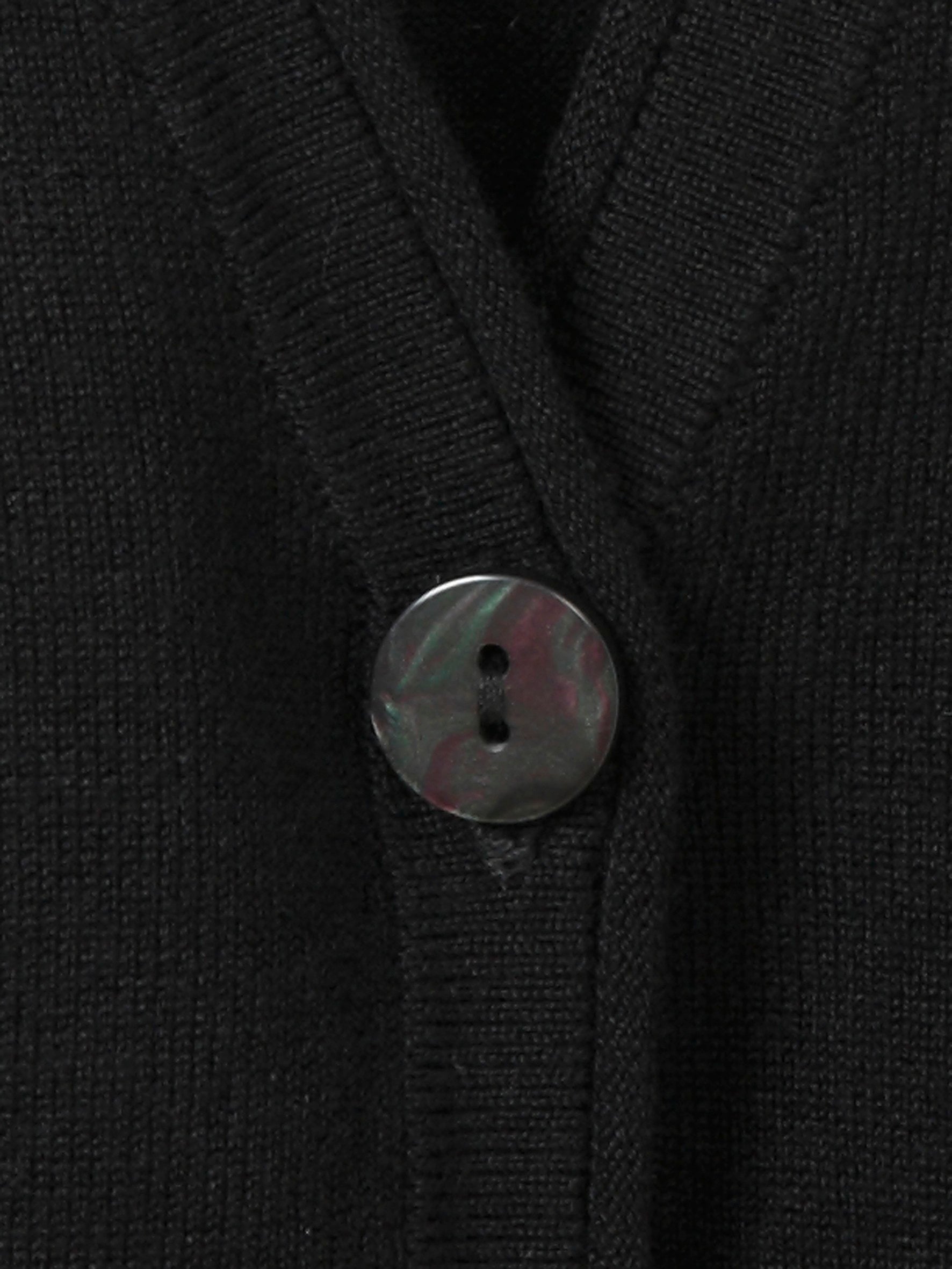 Via Appia one button cardi - Black